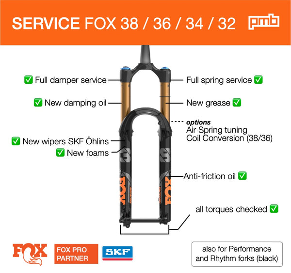 Service fox float 32 sale