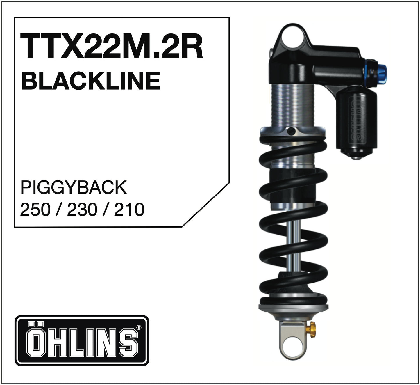 Öhlins TTX22m.2 Blackline Piggyback