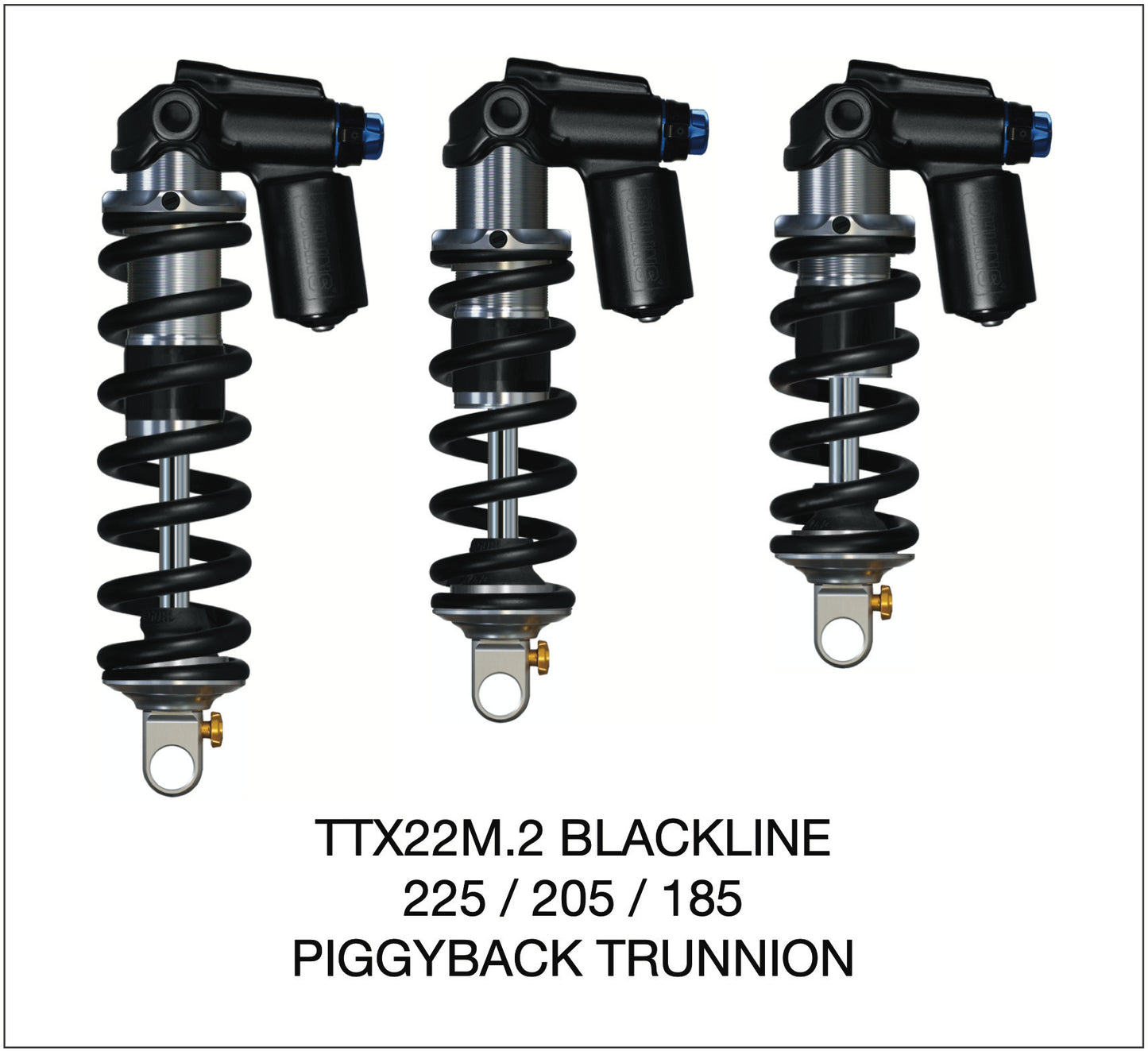 Öhlins TTX22m.2 Blackline Piggyback Trunnion