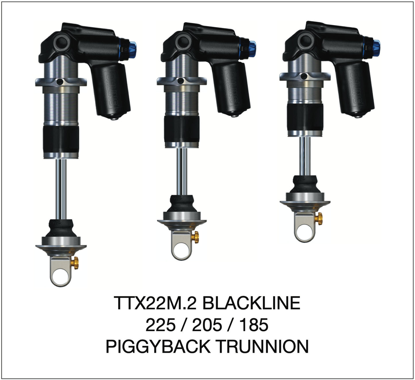 Öhlins TTX22m.2 Blackline Piggyback Trunnion