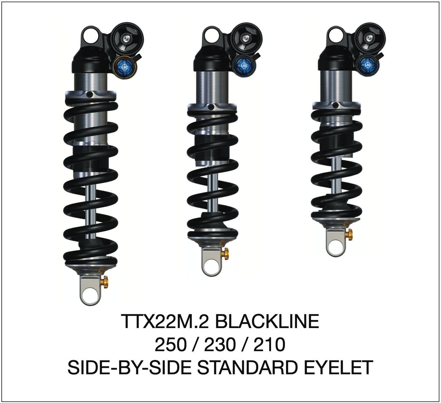 Öhlins TTX22m.2 Blackline Side-by-Side