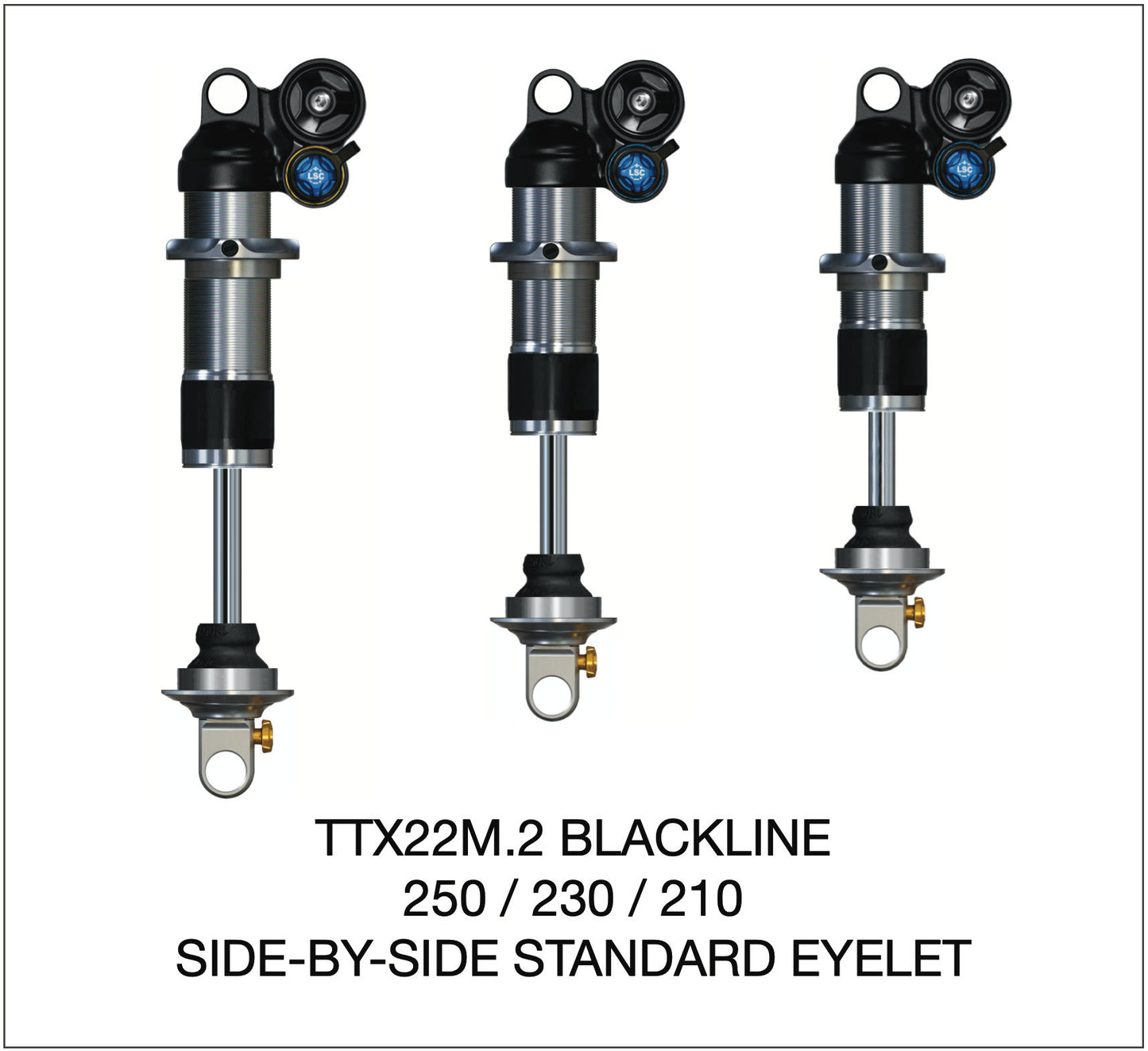 Öhlins TTX22m.2 Blackline Side-by-Side