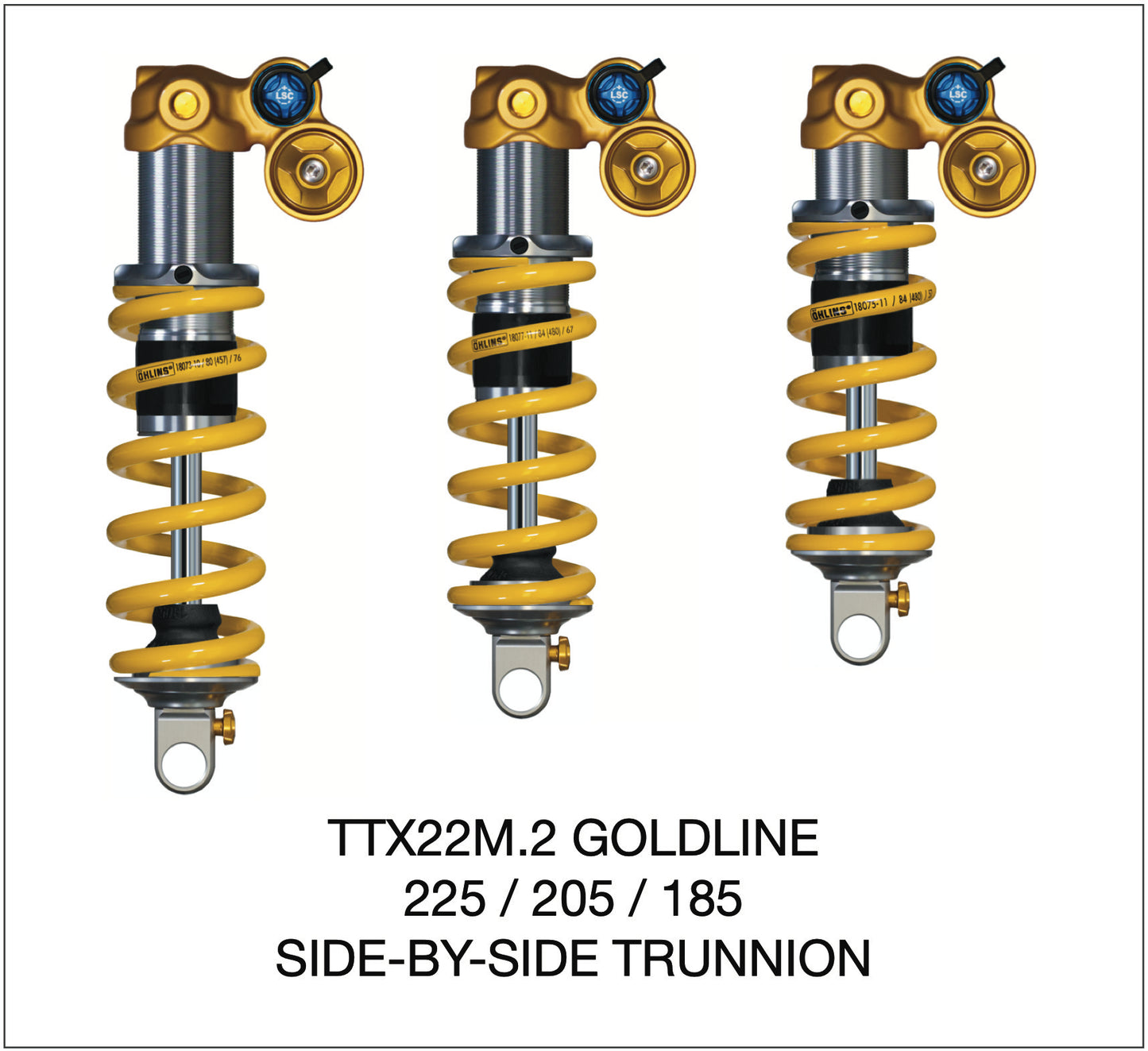 Öhlins TTX22m.2 Side-by-Side Trunnion