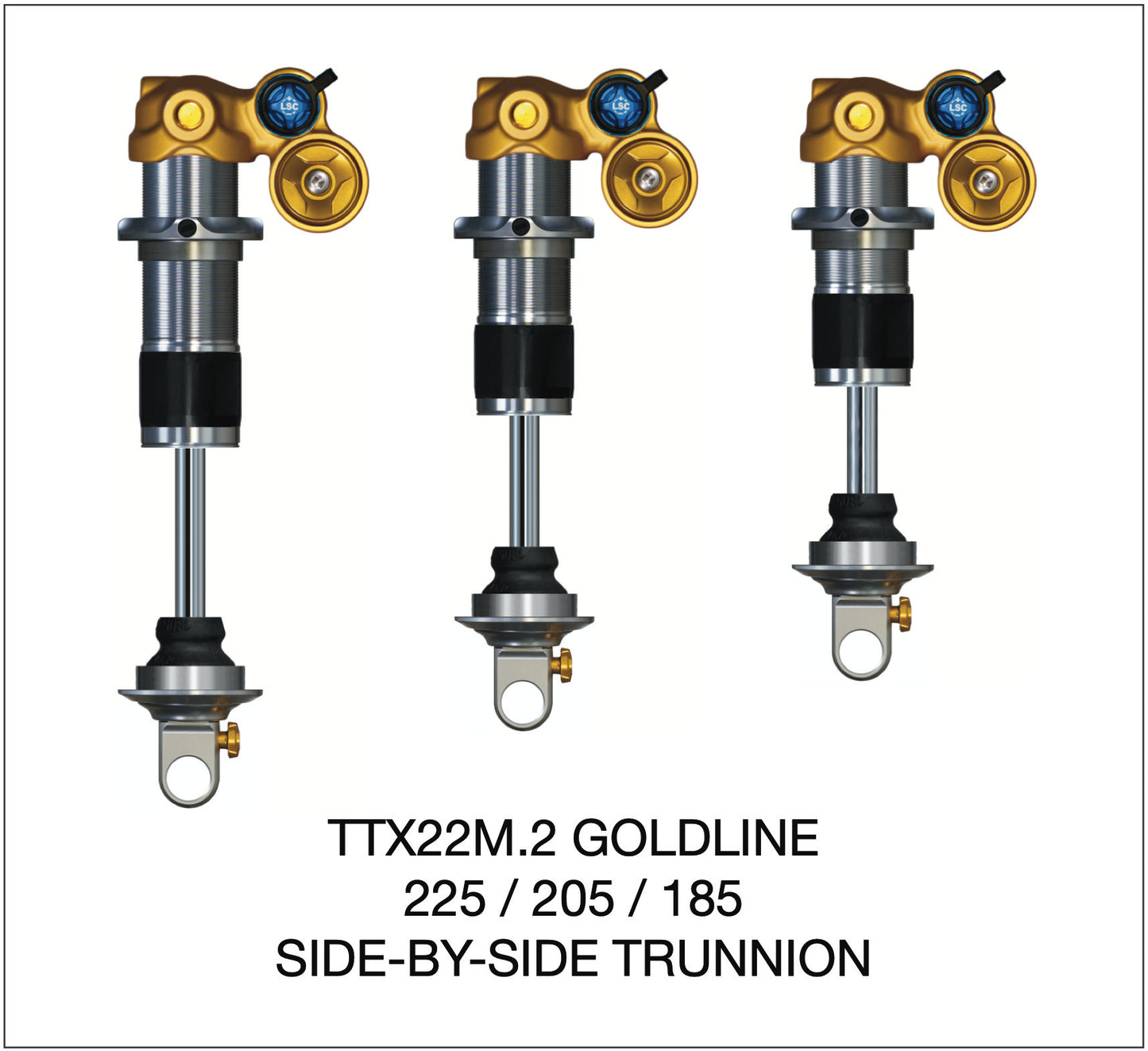 Öhlins TTX22m.2 Side-by-Side Trunnion