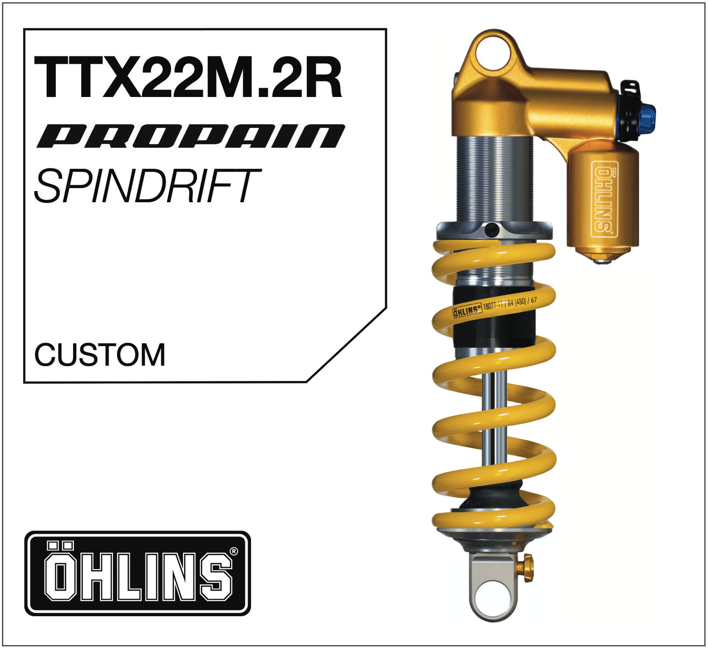 Öhlins TTX22m.2R Propain Spindrift Custom